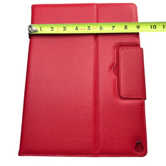 iPad Pro 12.9" Case w/ Magnetic Keyboard. Red. PU Leather (Polyurethane) NEW - Picture 5 of 14